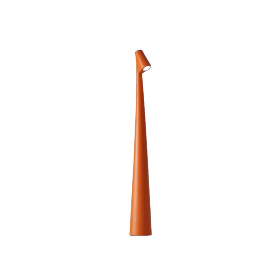 Luminária-de-Mesa-Alumínio-LED-Minimalista-Girafa-Tonzi-Laranja