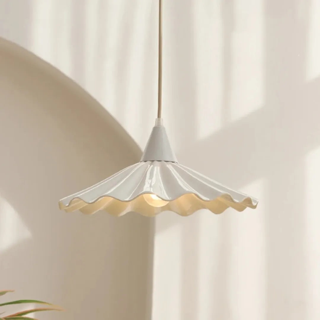Luminária Pendente Minimalista de Cerâmica LED Nórdico