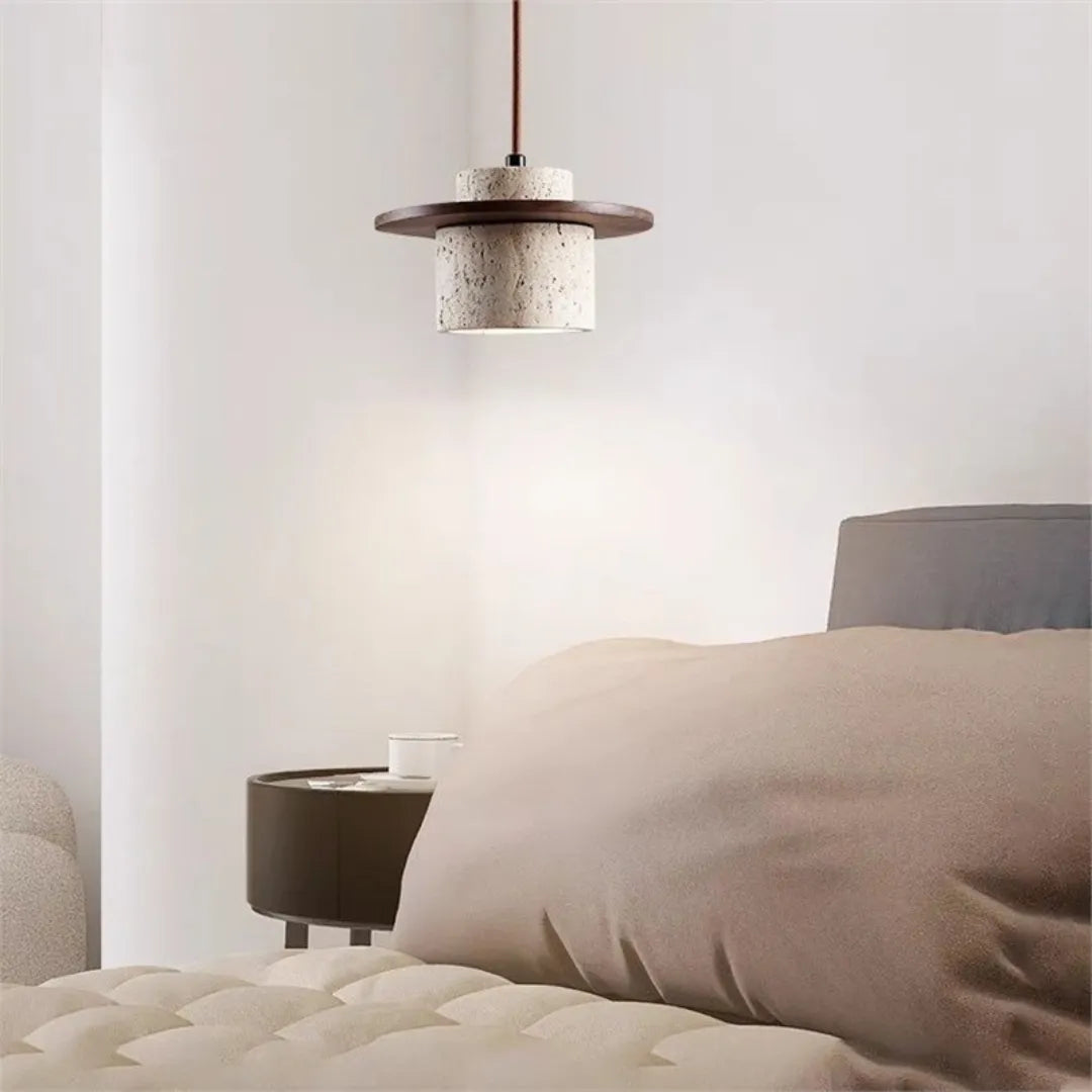 Luminaria-Pendente-Minimalista-em-Pedra-Travertino