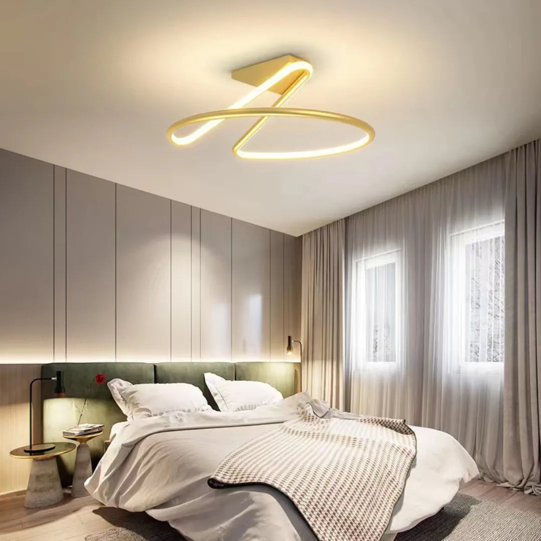 Luminária-Quarto-em-LED-Minimalista