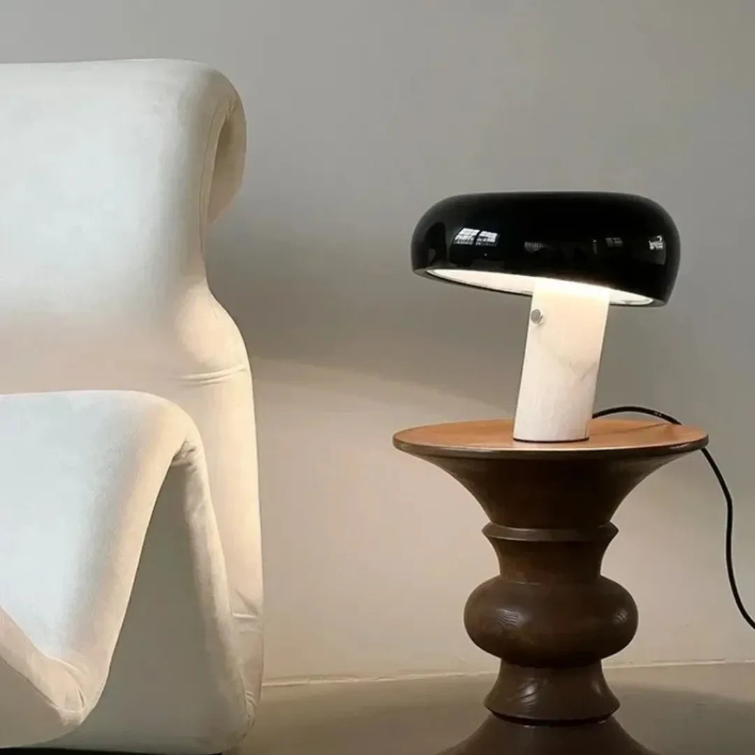 Luminária de Mesa Abajur Cogumelo Design Italiano Snoopy