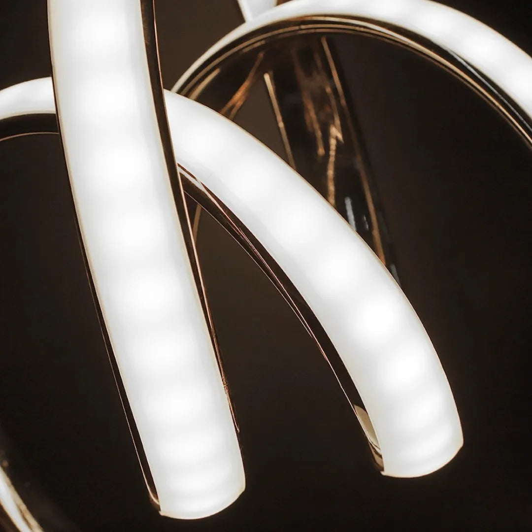 Luminária de Mesa Abajur de LED 3 Dobras