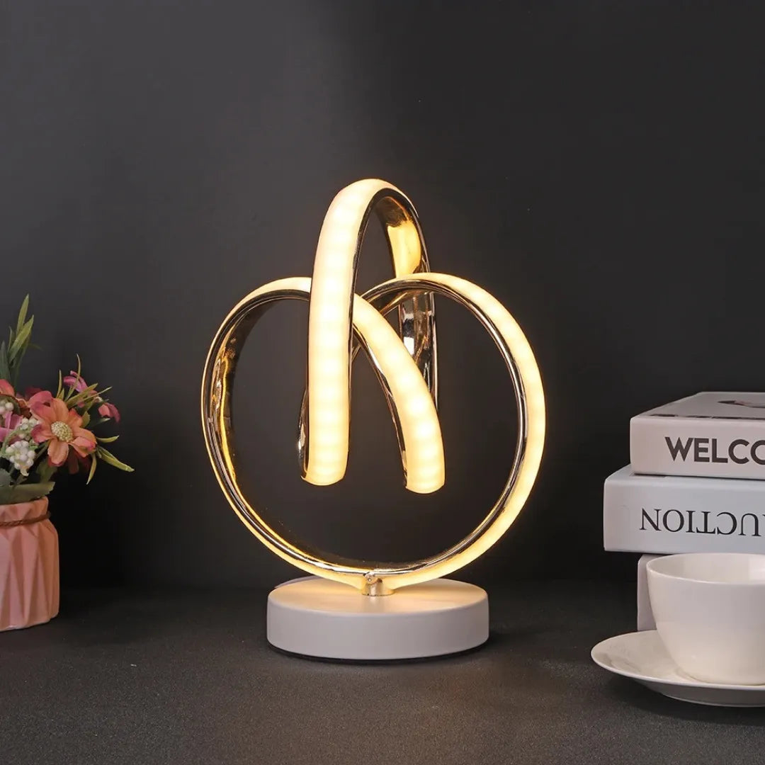 Luminária de Mesa Abajur de LED 3 Dobras