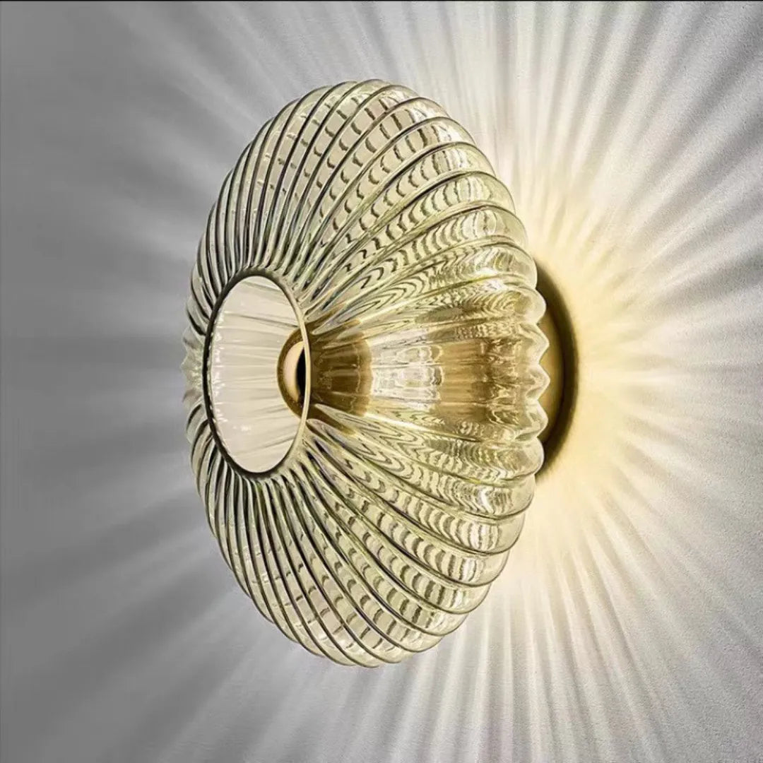 Luminária de Parede Moderna Minimalista Vidro Glass