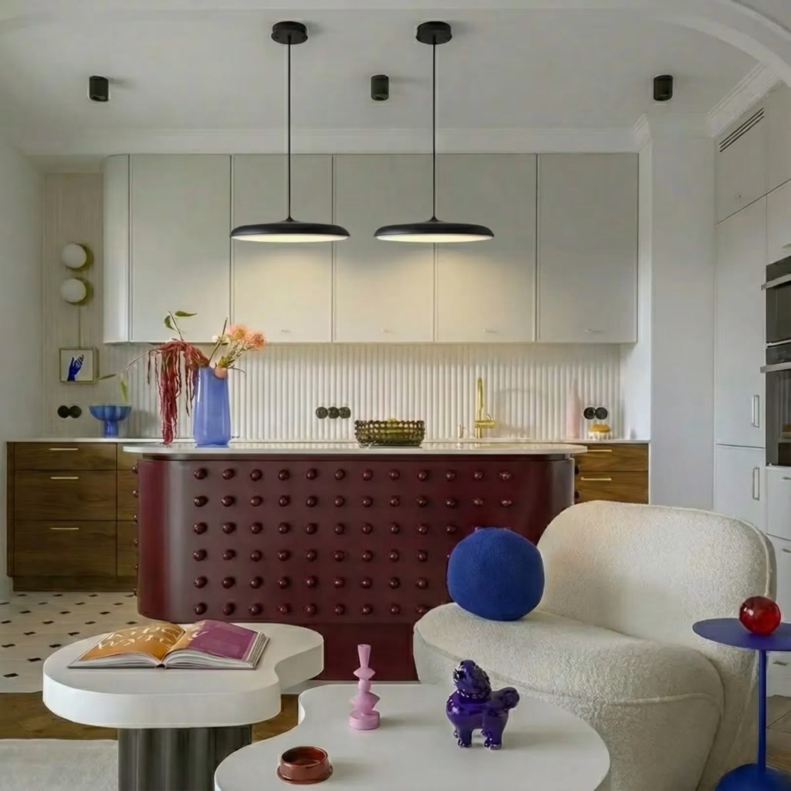 Luminária pendente alumínio em LED