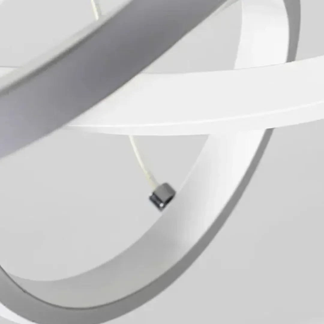 Lustre Pendente Entrelaço Circular Led Luna