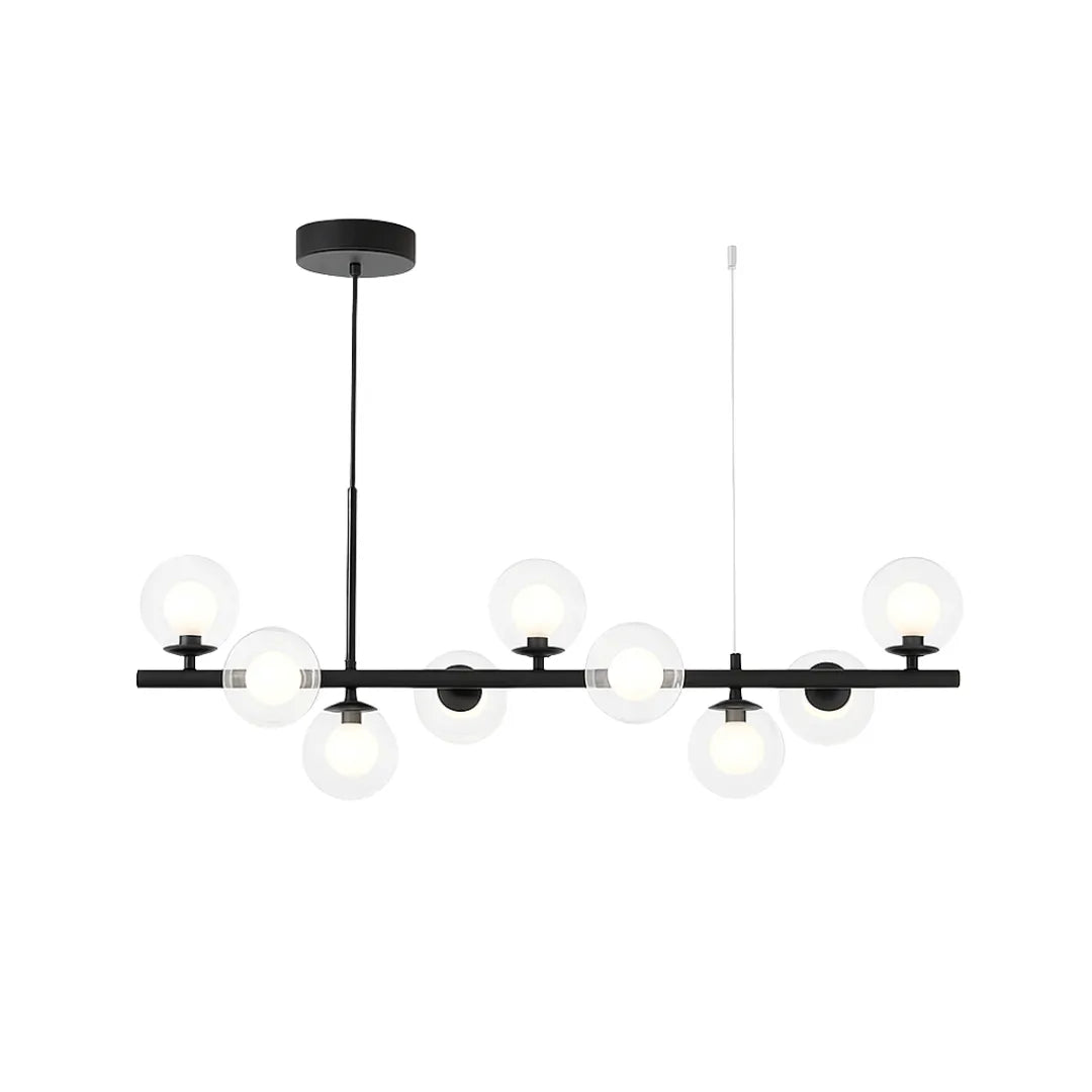 Lustre Pendente Sala de Jantar e Estar Vidro LED