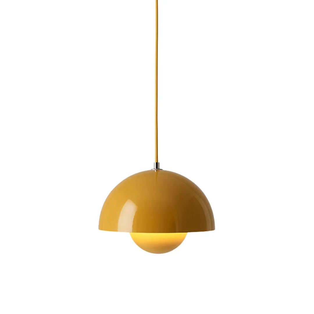 Pendente-Luminaria-Moderno-Semicircular-Flower-Amarelo