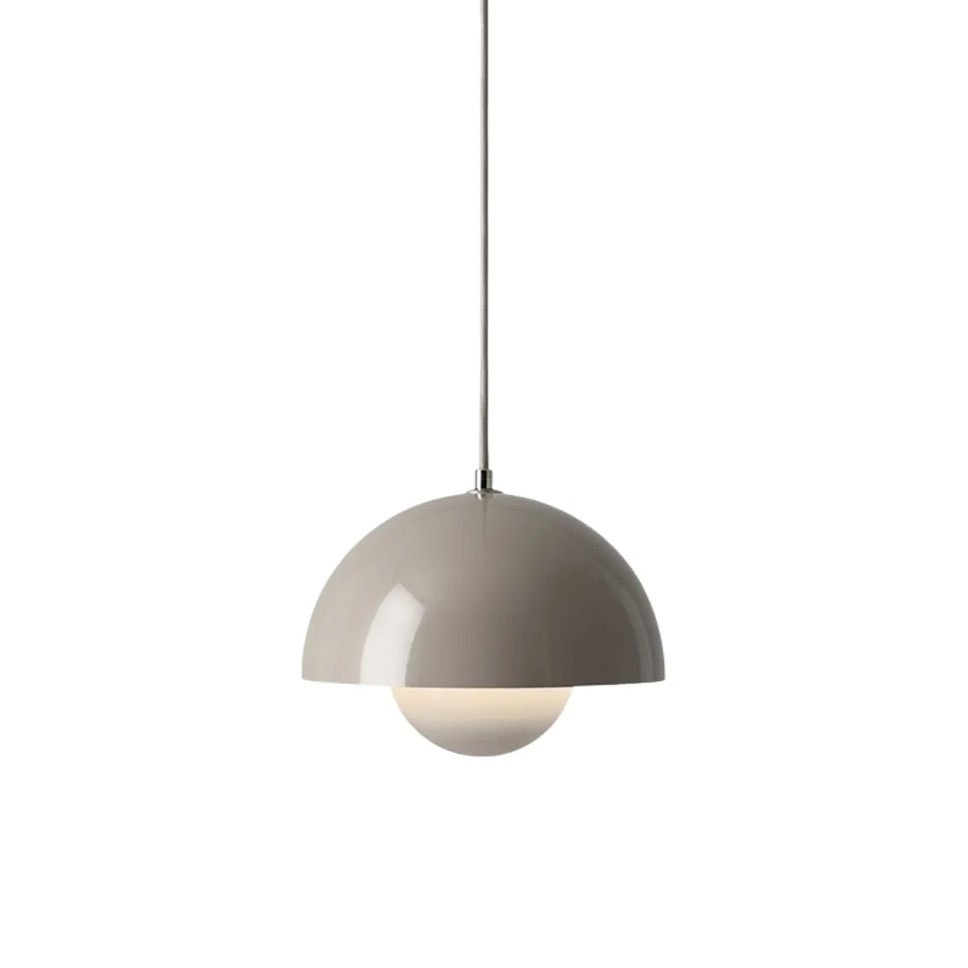 Pendente-Luminaria-Moderno-Semicircular-Flower-Cinza
