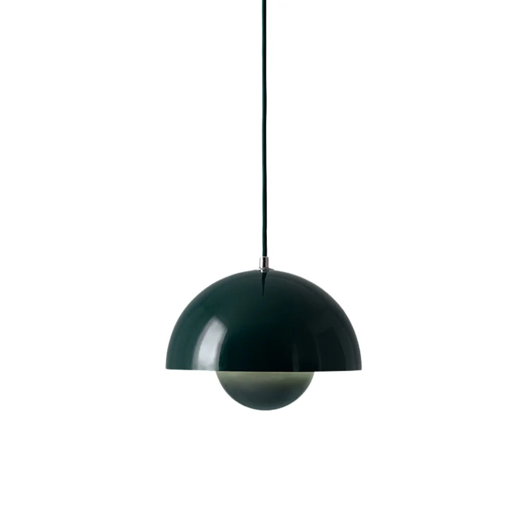 Pendente-Luminaria-Moderno-Semicircular-Flower-Verde