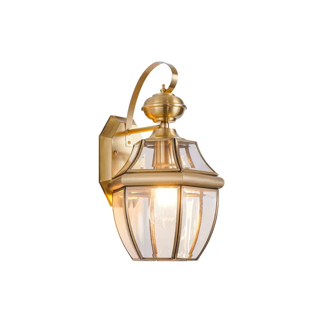 Arandela de Parede Externa em Cobre