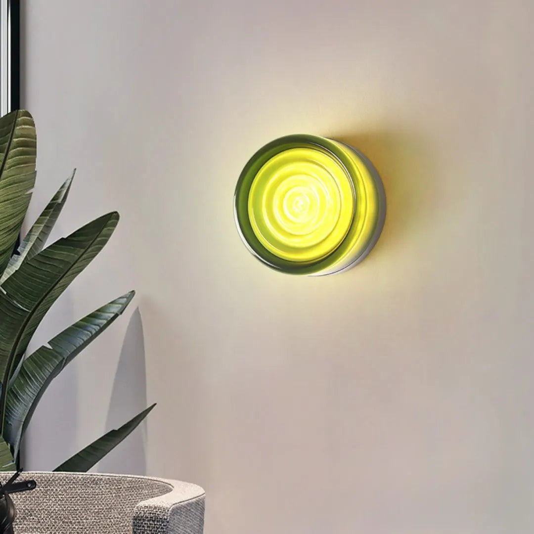 Arandela de Parede Moderna em Vidro Minimalista Sora