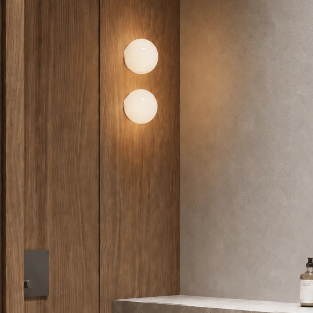 Arandela de parede vidro bola LED Bauhaus Neve