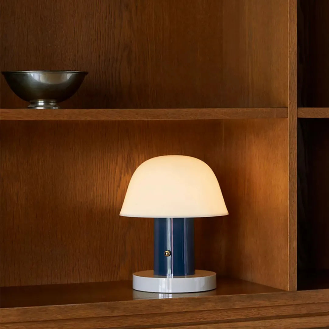 Luminária de Mesa Cogumelo LED Decorativa