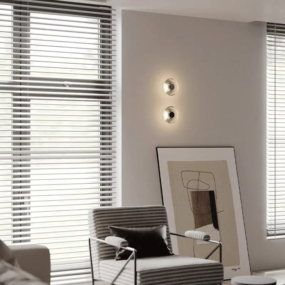 Luminária de Parede Cristal LED Italiana Orfeo