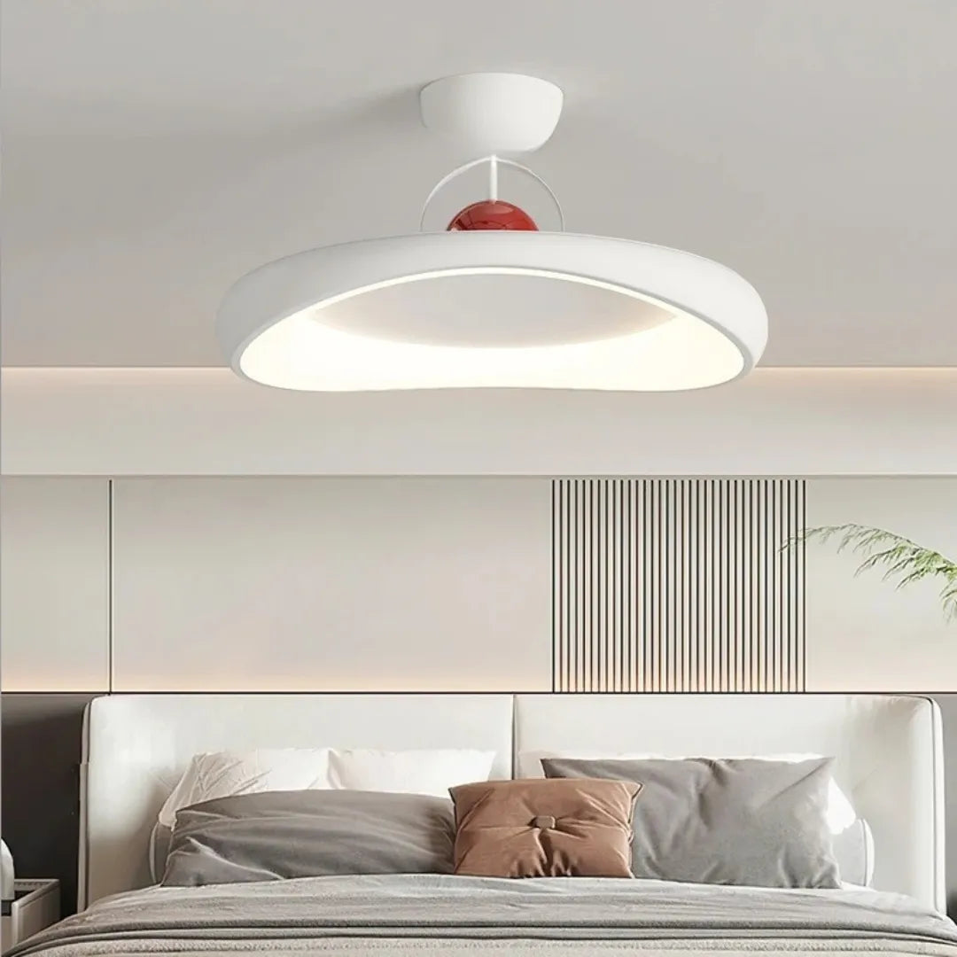 Luminária de teto LED retrô nórdica disco voador Mirel