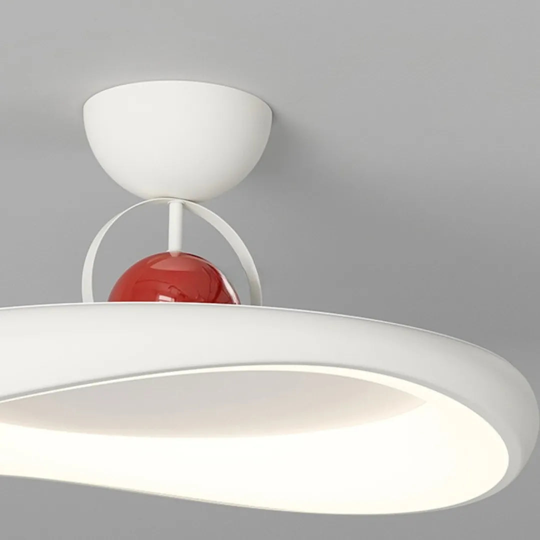 Luminária de teto LED retrô nórdica disco voador Mirel