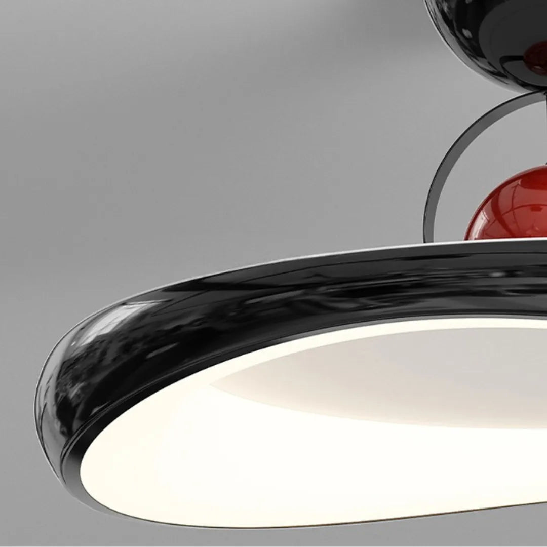 Luminária de teto LED retrô nórdica disco voador Mirel