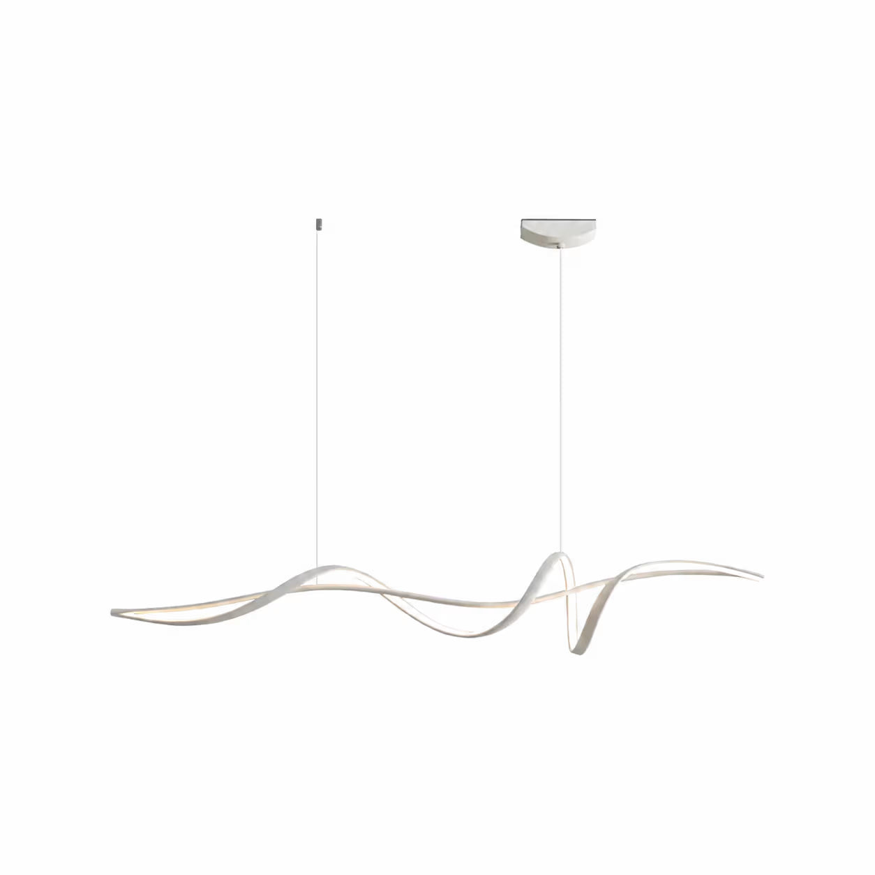 Foto técnica do pendente LED em fundo branco — Pendente LED Minimalista — Tonzi
