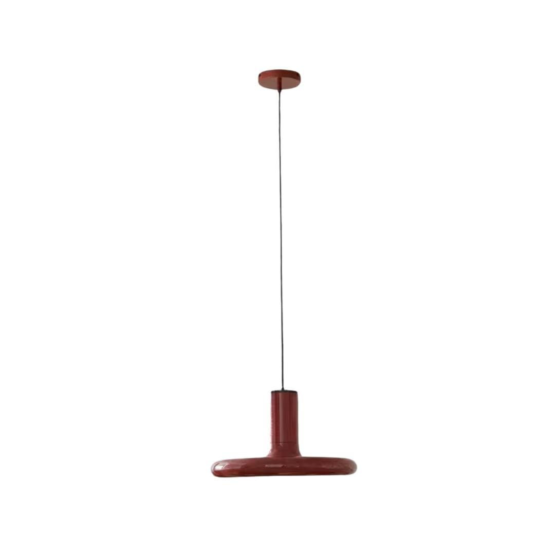 Luminária pendente em metal ajustável Atria sobre mesa de jantar Refined Industrial — Pendente Atria — Tonzi