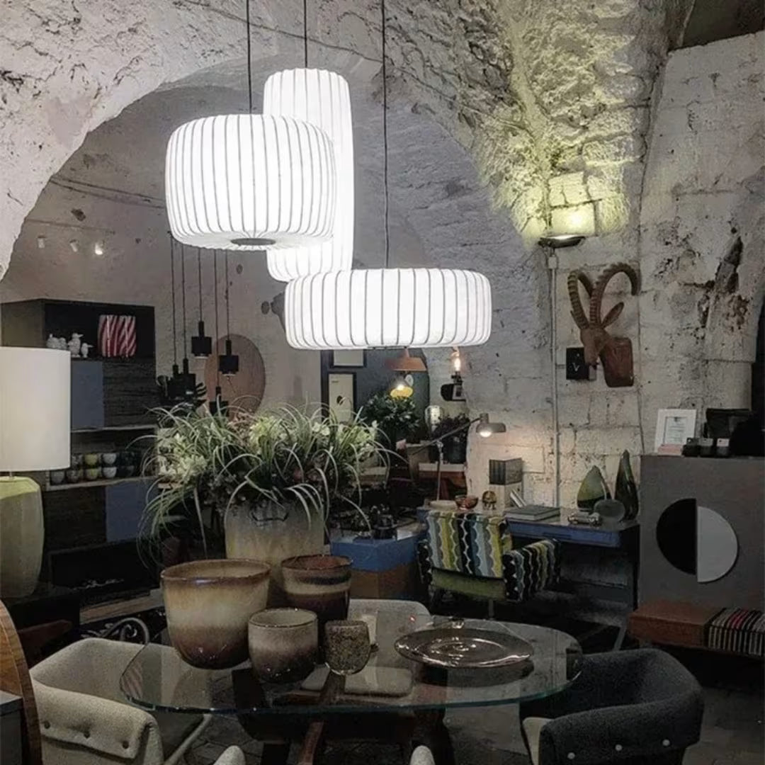 Luminária Pendente Wabi Sabi Seda Hoshi