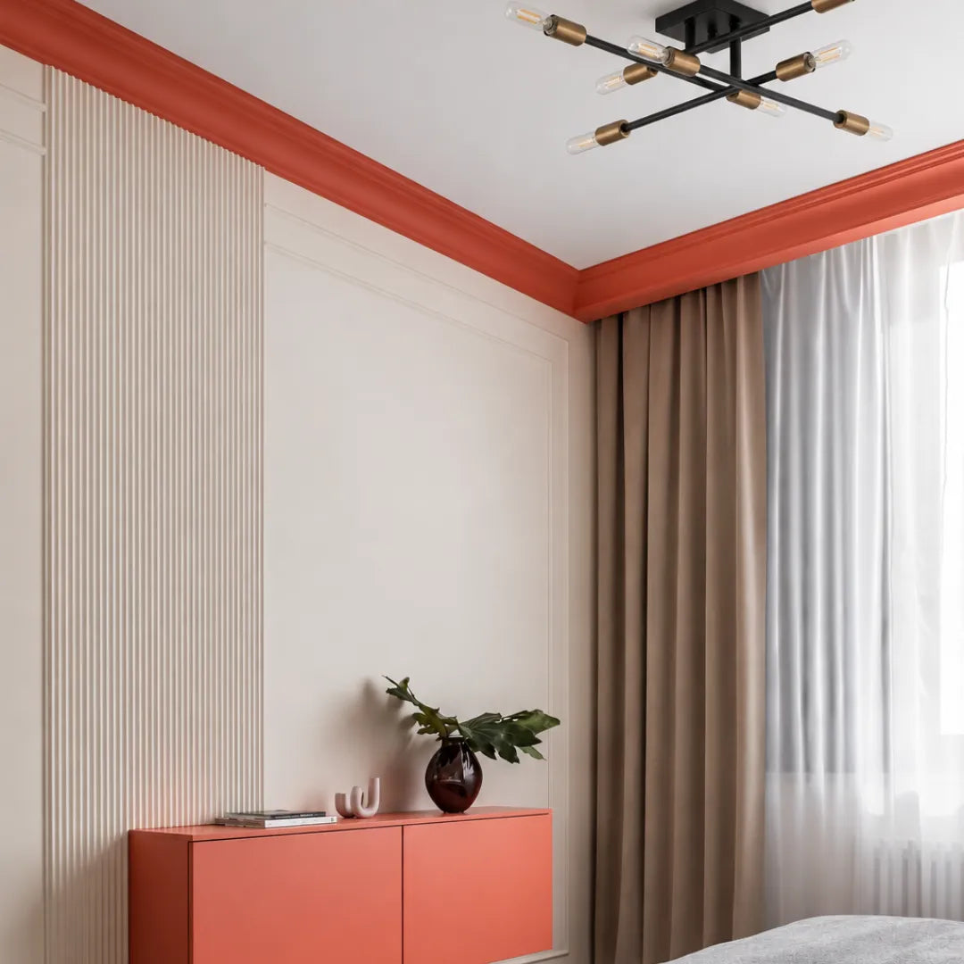 Plafon Minimalista em Ferro LED Raddi