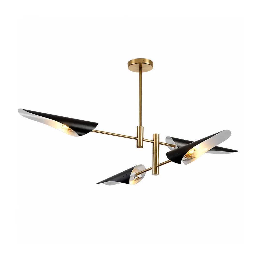 Lustre metal LED nórdico Rama