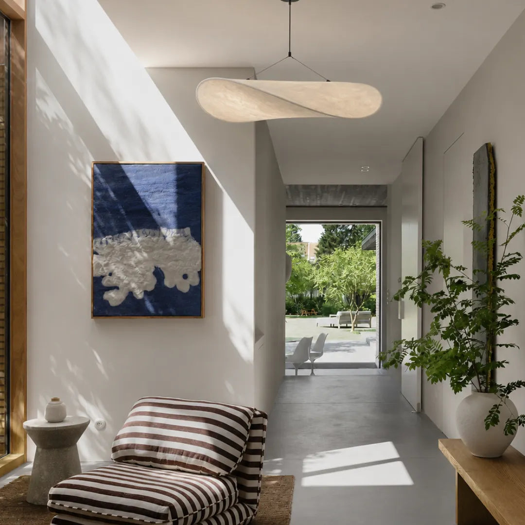 Luminária Pendente Minimalista em Polímero LED Puro