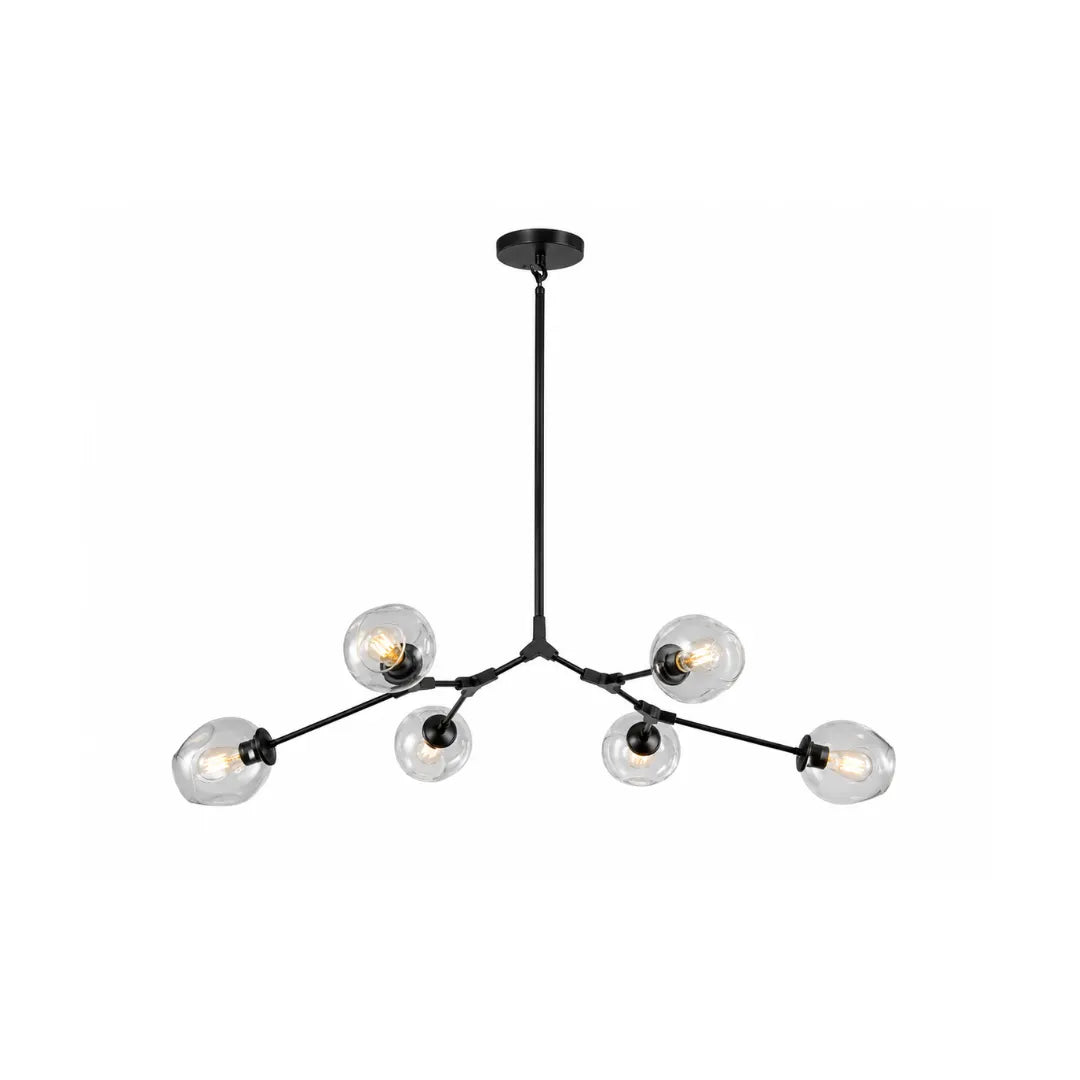 Lustre vidro colorido LED italiano Vetra
