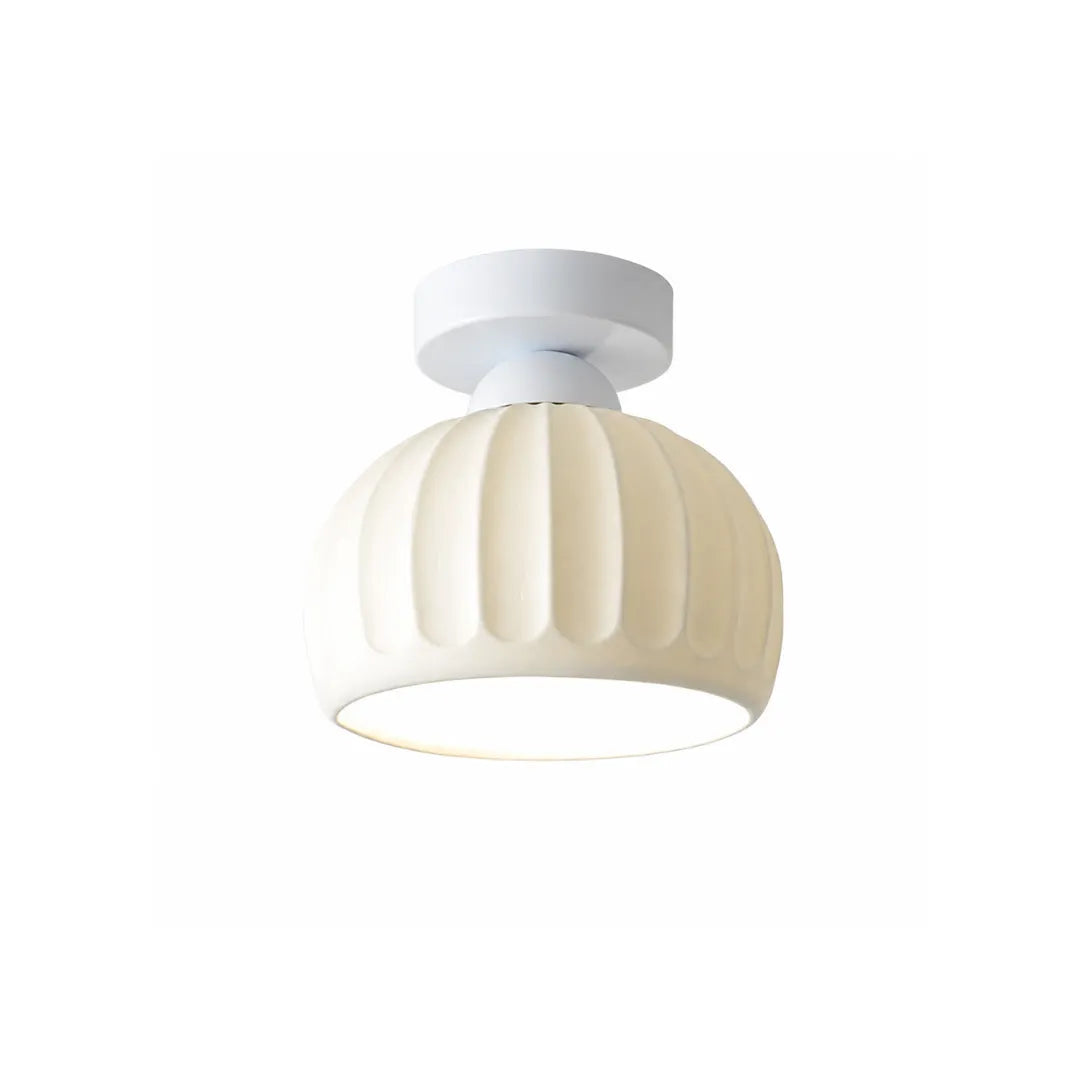 Plafon de teto cerâmica e metal LED minimalista Kori