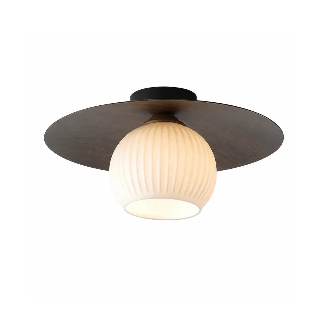 Plafon de teto estampa em mármore LED art déco Vena