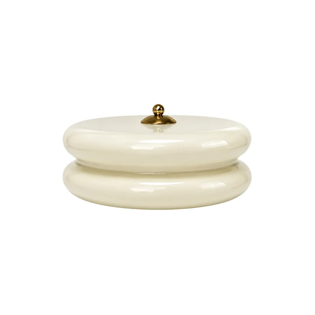 Plafon de teto vidro LED Bauhaus minimalista Opala