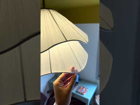 Vídeo da Luminária Pendente Moderna Flor em Tecido Tonzi em ambiente