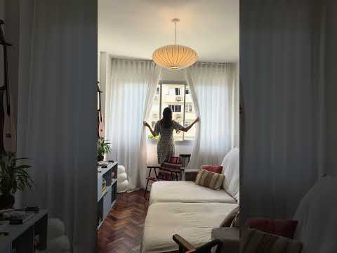 Vídeo da Luminária Pendente Moderna Seda Design Dinamarquês Tonzi em ambiente